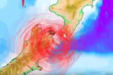 Image: Simulation shows nationwide power of Kaikoura quake