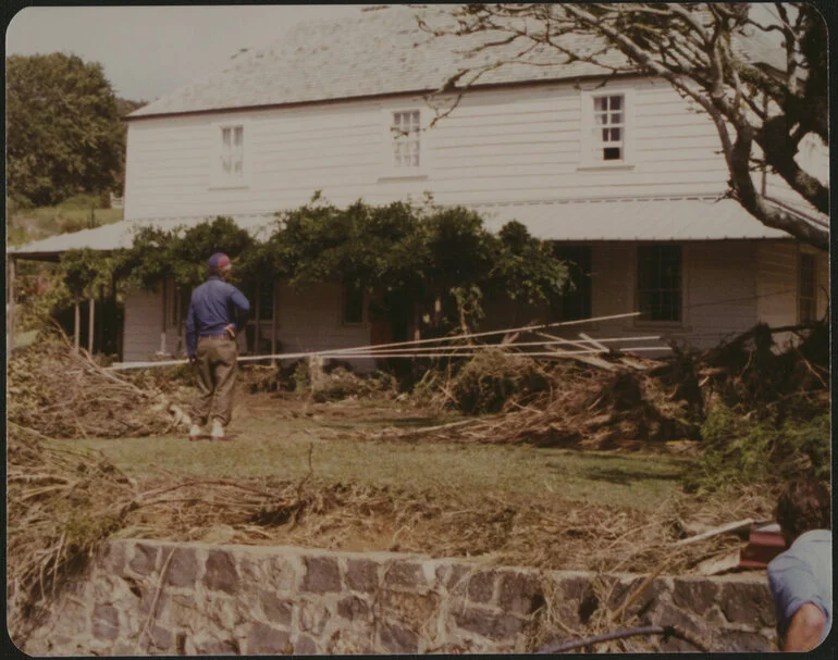 Image: Debris outside the Kemp House