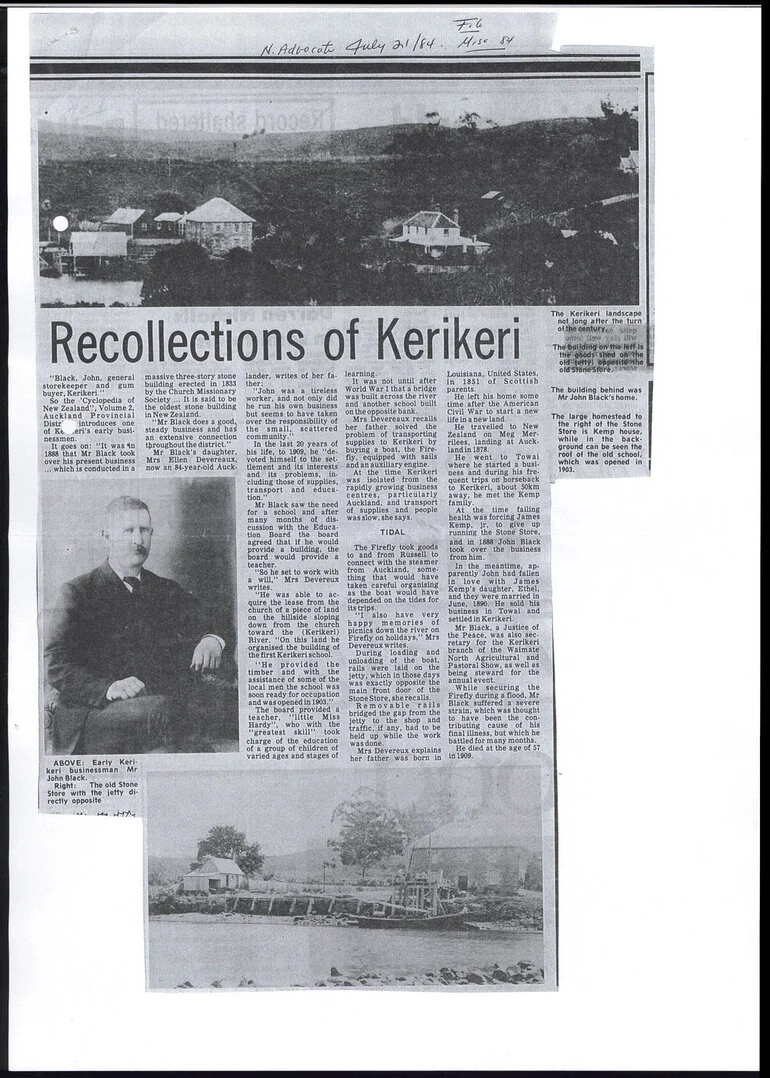 Image: Recollections of Kerikeri
