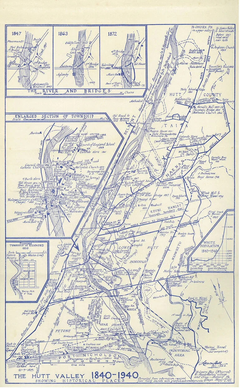 Image: The Hutt Valley 1840-1940 : showing historical places