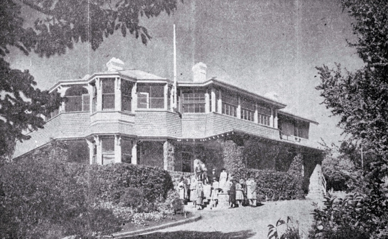 Image: Glenelg Health Camp on Murray-Aynsley Hill which was officially opened in April 1945