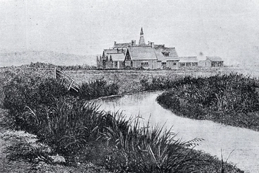 Christ's College in 1859 Image: Christ's College in 1859