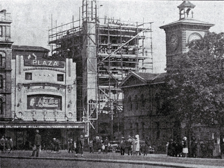 Image: Looking towards the south-west corner of Cathedral Square, Christchurch