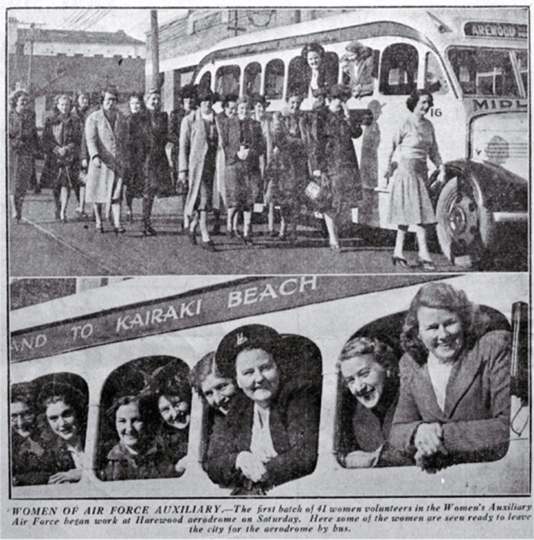 Image: Women of the Air Force Auxiliary, Harewood, Christchurch