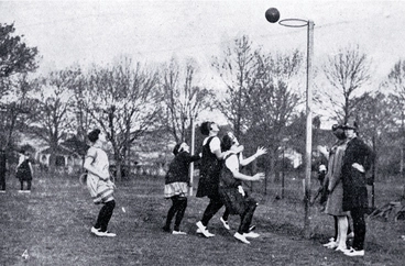 Image: A shot at goal during a game featured at the Christchurch basketball tournament in South Hagley Park