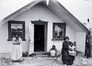 Image: The only Moriori meeting-house in Maori style