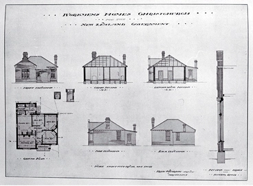 Plans by architect Fred Barlow for workers' homes to be built in Sydenham under the Dwellings Act 1905 Image: Plans by architect Fred Barlow for workers' homes to be built in Sydenham under the Dwellings Act 1905