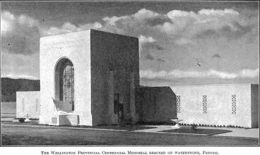 The Wellington Provincial Centennial Memorial erected on waterfront, Petone. Image: The Wellington Provincial Centennial Memorial erected on waterfront, Petone.