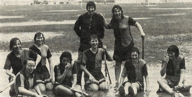 Image: 1975 Womens Hockey in Canterbury Winter