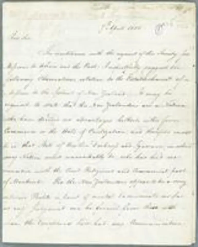 Image: Letter: Reverend Samuel Marsden to Reverend Josiah Pratt, 7 April 1808