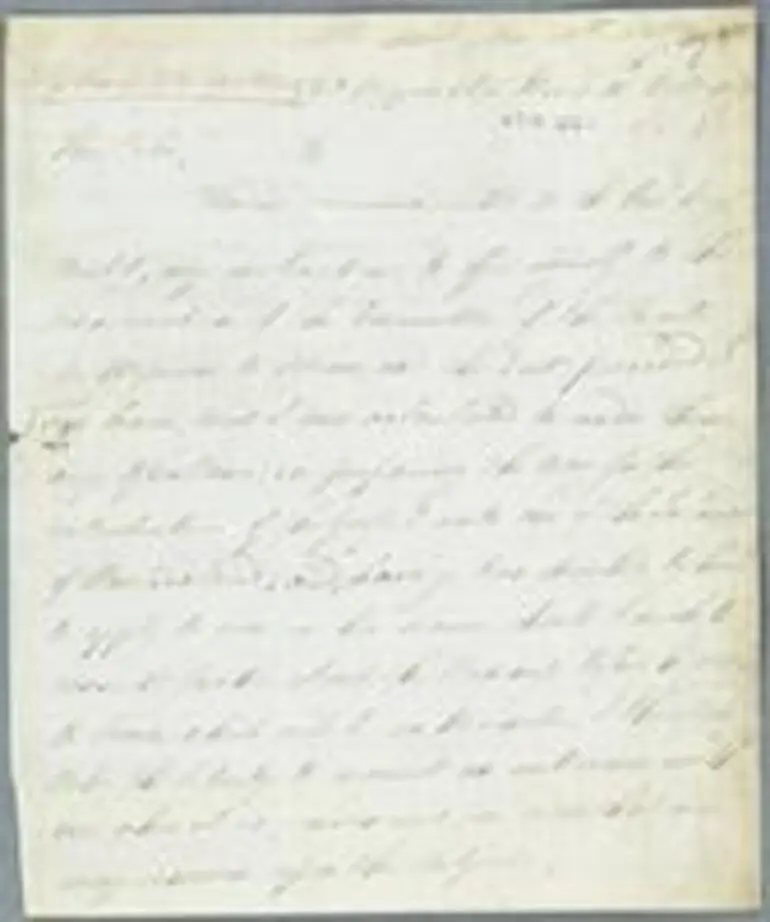Image: Letter: Reverend Thomas Kendall to Reverend Josiah Pratt, 10 October 1808