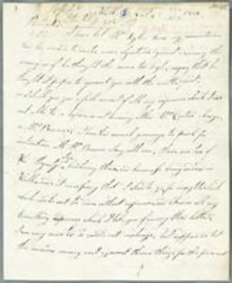 Image: Letter: William Hall to Reverend Samuel Marsden, 2 November 1808