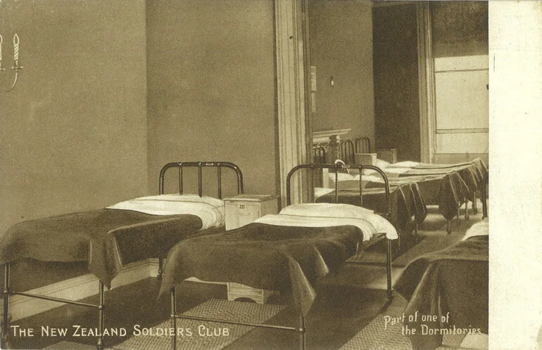 Image: The New Zealand Soldiers Club: part of one of the dormitories
