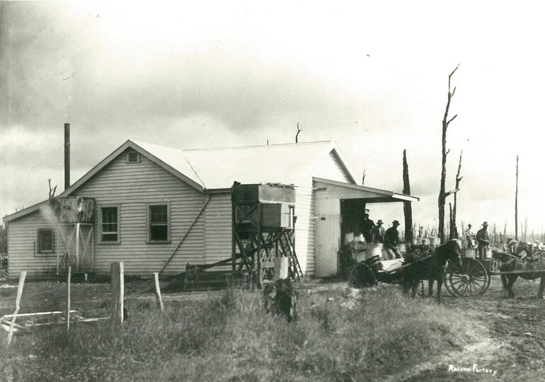 Image: Crown Dairy Factory Company. Ratanui Cheese Factory, 1896 to 1898