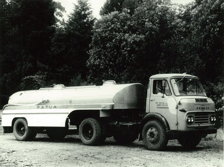 Image: Patua Co-operative Dairy Company, Limited. Milk tanker, 1965