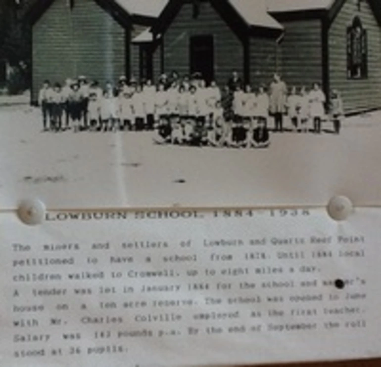 Image: Lowburn Ferry School 1884