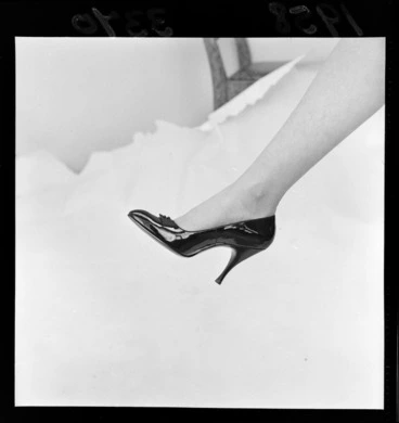 Image: Women's stiletto heel by Edward Rayne for Evening Post fashion supplement