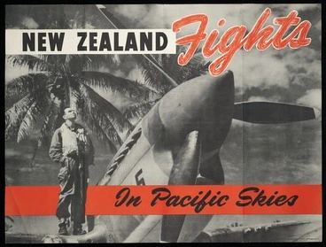 Image: New Zealand. Legation (Washington, D.C.) :New Zealand fights in Pacific skies [1940s]