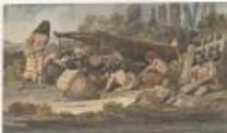 Image: Crying over the bones of a dead chief, New Zealand [picture] /