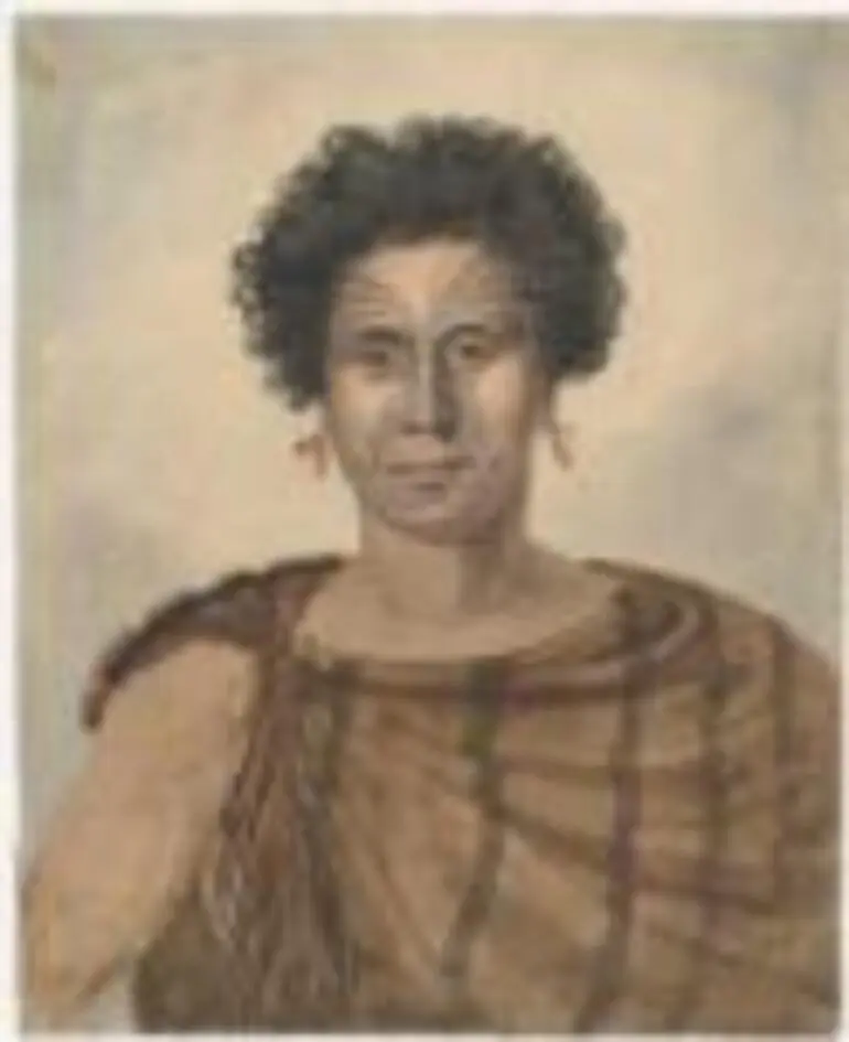 Image: A New Zealand chief from Terra Naky [i.e. Taranaki] [picture] /