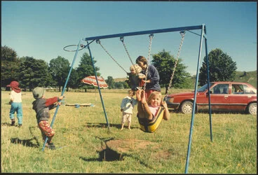Image: Swings. Hunterville mobile kindergarten