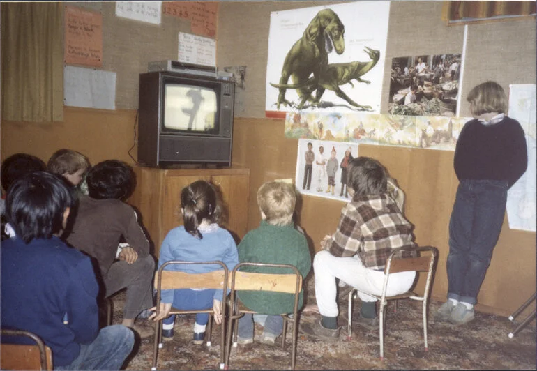 Image: Children watching TV