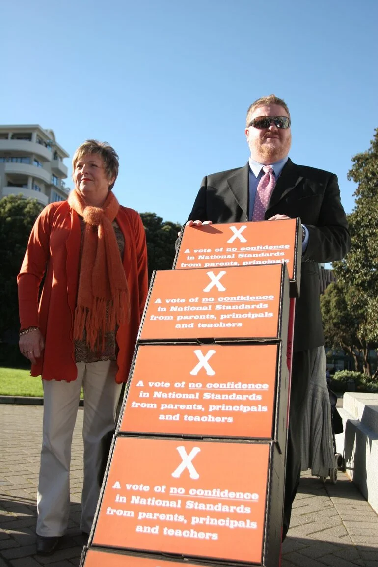 Image: National Standards petition handover