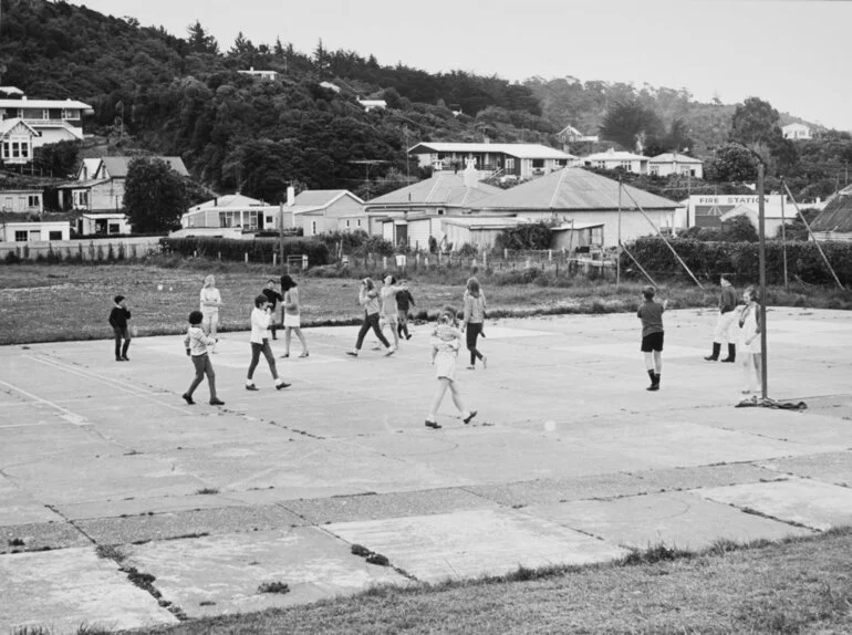 Image: Children on rough playground