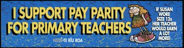 Image: Bumper sticker, Pay parity