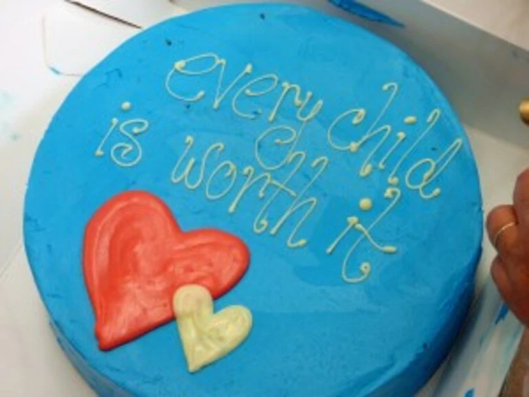 Image: Every Child is Worth It cake