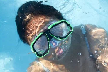 Image: Swimming underwater