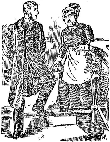 Image: I don't know If you know who I ham." (Otago Witness, 27 April 1888)