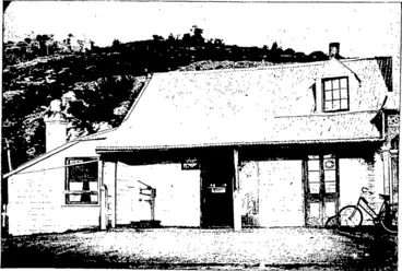 Image: WHAT REMAINS OF THE OLD WHITE HOUSE AT HENLEY.  This is probably the oldest wayside inn in the country. Here the early settlers travelling  to Tokomairiro and the Clutha found rest and refreshment.  (Photos by Hicks.) (Otago Witness, 28 May 1902)