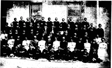 Image: PALMERSTON NORTH POST AND TELEGRAPH OFFICE STAFF. (Otago Witness, 09 December 1908)
