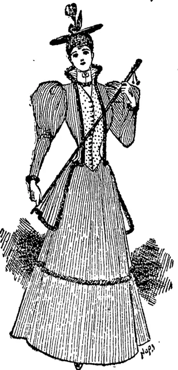 Image: A Chakming Costume. (Auckland Star, 28 April 1894)