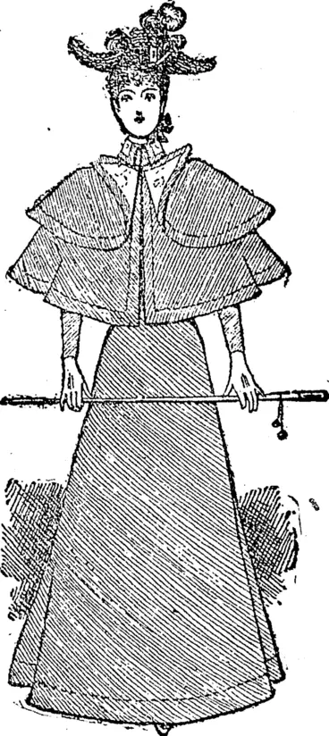 Image: A Stylish Costume, (Auckland Star, 14 September 1895)