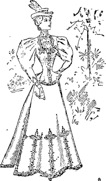 Image: A Smars. Tailor-Made Costume. (Auckland Star, 10 April 1897)