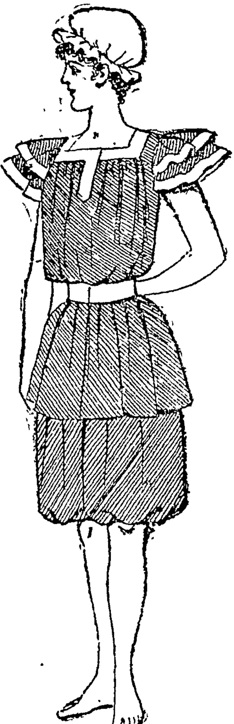 Image: NEW BATHING SUIT. (Auckland Star, 11 December 1897)