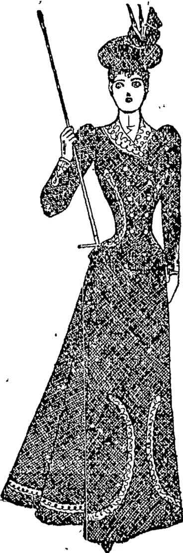 Image: SMART TAILOR-MADE .COSTUME, (Auckland Star, 30 April 1898)