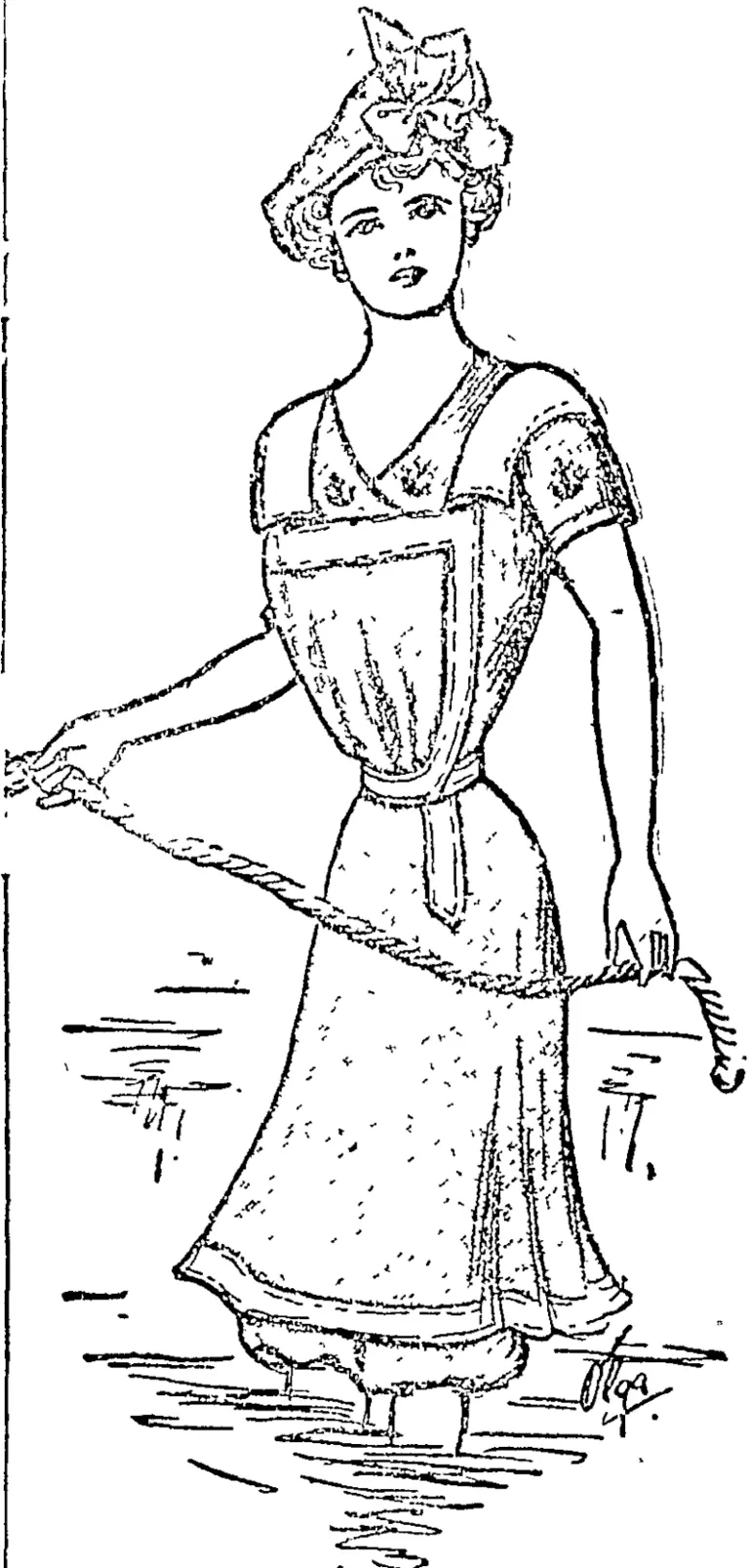 Image: A PKETTY BATHING DRESS, (Auckland Star, 18 November 1899)