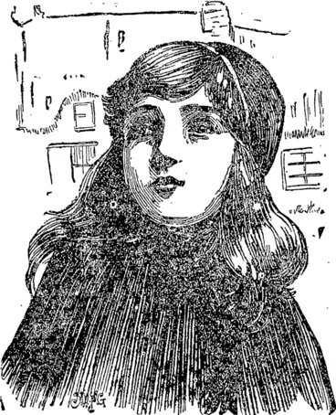 Image: IRISH MOLLY, Whose only friends are the family pig and the little redcapped goblins she so firmly believes in. (Auckland Star, 05 September 1903)