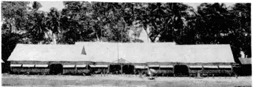 Image: Tui Club, Guadalcanal, rest and recreational centre conducted by the R.N.Z.A.F. in conjunction with the National Patriotic Fund Board for the benefit of New Zealand air personnel in the Pacific. (Evening Post, 19 April 1945)