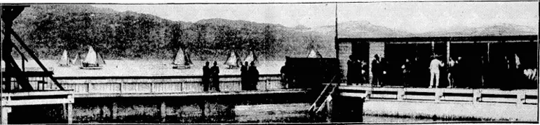 Image: Evening Post" Photo. COLONEL AND MRS; C. C. DOWDING, ivho returned yesterday by the Rotorua after a short holiday _ spent in; Britain. • Both were injured in the Hawhes Bay earthquake, and made ■ the .journey for health reasons. ' • ■ "Evening Post" Photo. WATER SPORTS :ON SATURDAY AFTERNOON.—-J panoramic view showing the Te-Aro Baths in the foreground and yachts out in the harbour as a background during the official opening of the.swini' ming.season on.Saturday afternoon. While swimming races ivere being held inthe baths,-tlie Royal Port Nicholson Yacht Club held a regatta.on the waters of Pwt Nicholson, __^_ . • P.OPIES OF -"EVENING FOSI". OWN PHOTOGRAPHS MAY BE OBTAINED ON .APPLICATION, , ' (Evening Post, 14 December 1931)