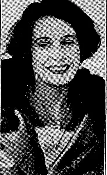 Image: United Press Photo. MISS JEAN BATTEN, a New Zealand girl, who plans to fly from. England to Australian She. leaves Londonon April 10, (Evening Post, 28 March 1933)