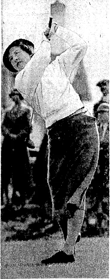 Image: MISS PHYLLIS WADE. Finalists in the English women's golf championship,, played near, London-this.week. (Evening Post, 03 October 1936)