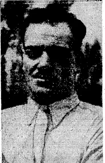 Image: Atiha Kenny, selected as vice-captain-of the Maori team to tour Fiji. Hehas played for Johnsonville, for sixteen years, and is the mdyi -Wellington player in the "'"■ ' -team. ' (Evening Post, 03 August 1938)