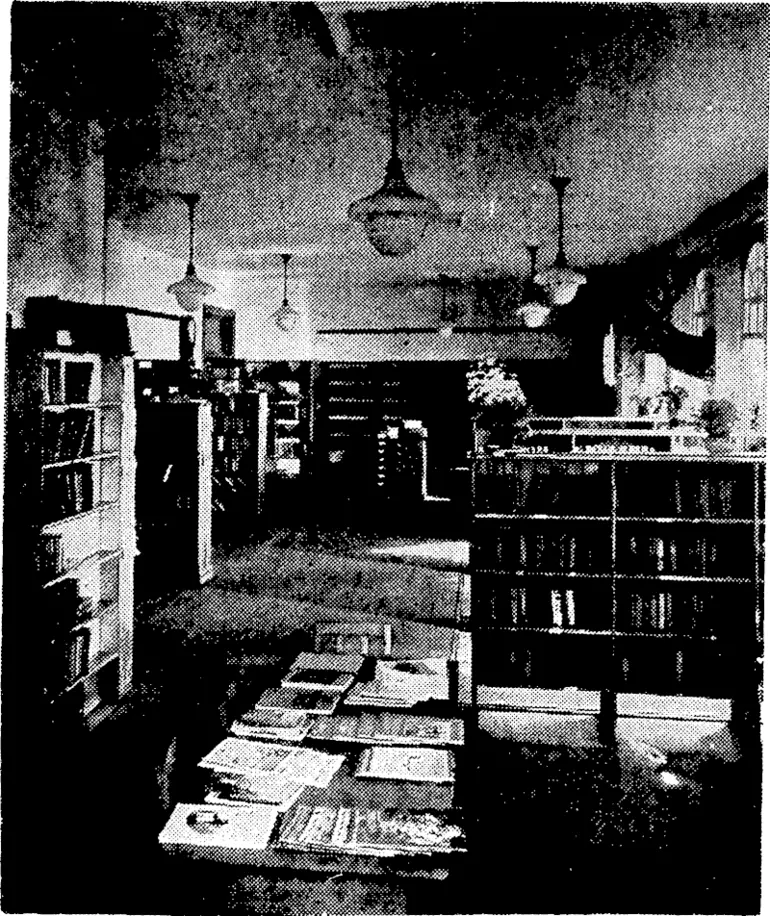 Image: Rangiora's Public Library, where, all lending is free, an example of what can be done with the assistance of the1 Governments Country Library Service. (Evening Post, 06 December 1938)