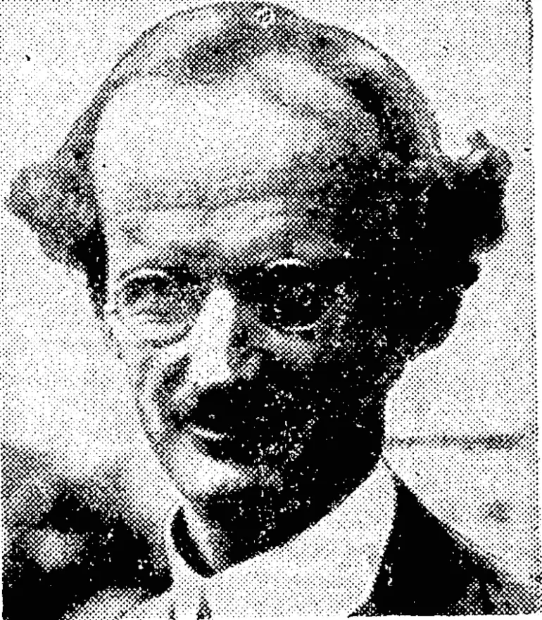 Image: Professor Piccard. spherical apparatus of his own design. He hopes to break all depth records. (Evening Post, 13 May 1939)