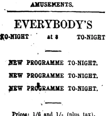 Image: Page 1 Advertisements Column 1 (Taranaki Daily News 28-1-1920)