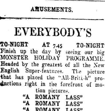 Image: Page 1 Advertisements Column 1 (Taranaki Daily News 25-10-1920)